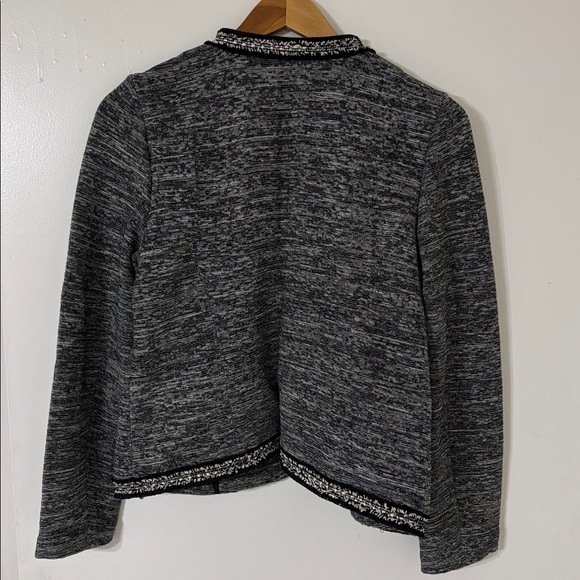 NWT Gray Tweed Talbots Open Jacket - Picture 2 of 3